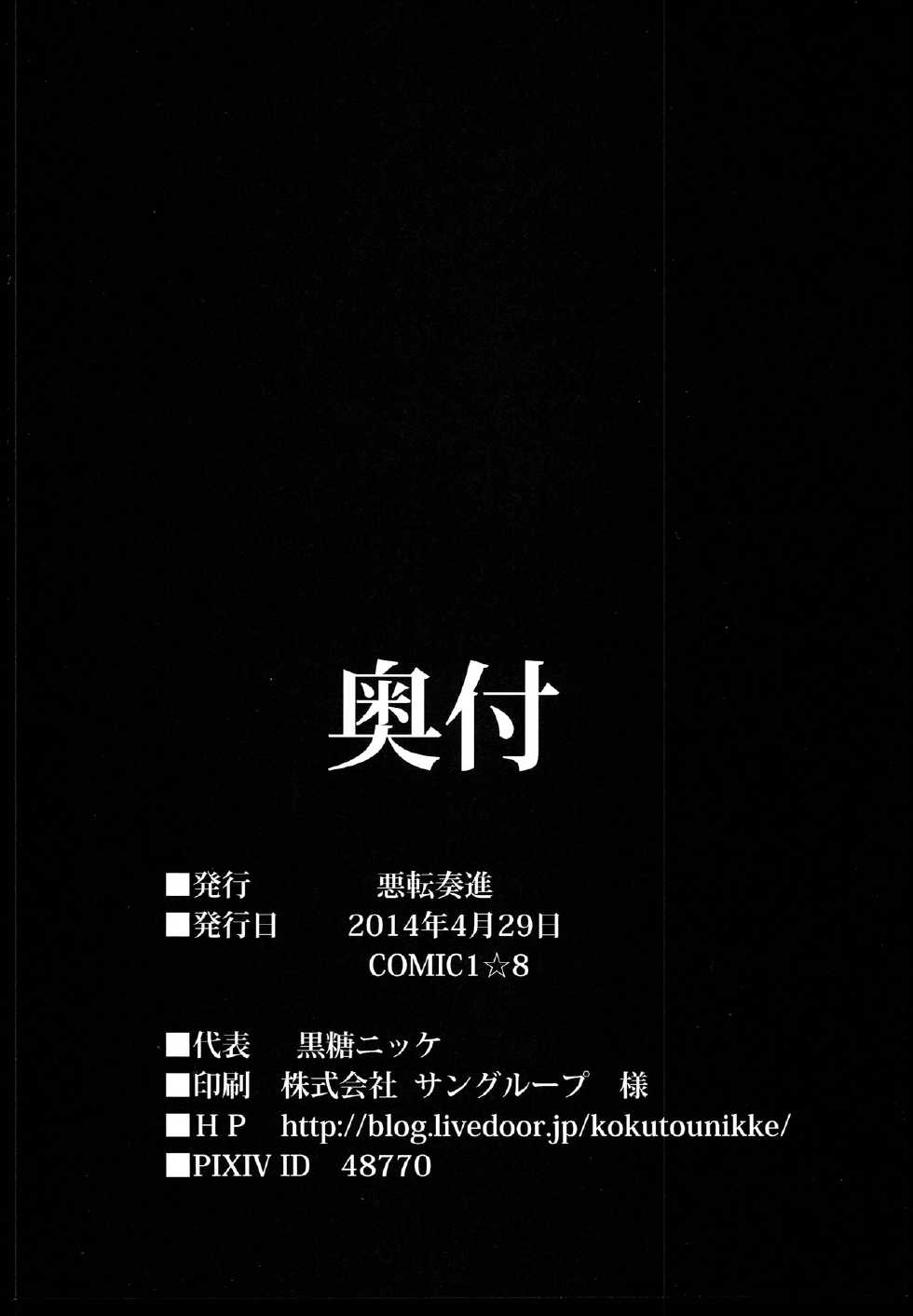 (COMIC1☆8) [Akuten Soushin (Kokutou Nikke)] Kan-musu Chakunin Akitsu-maru Nyuudo Choukyou (Kantai Collection -KanColle-) - Page 34