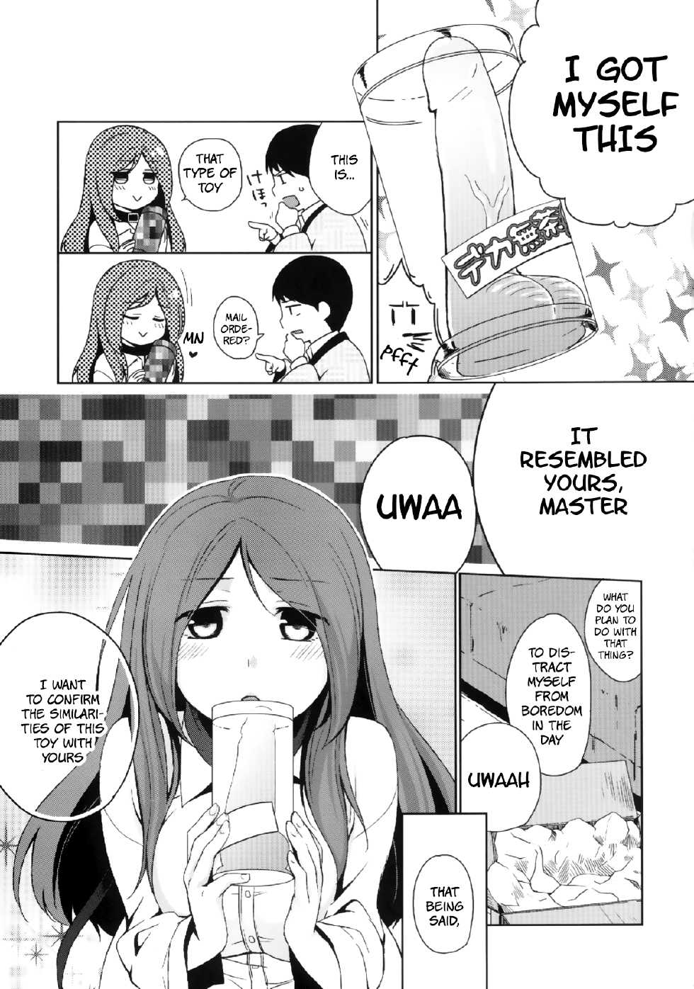 (SC60) [Hitsuji-1ban-Shibori (Hitsuji Hako)] Kanojo no Pet Jinsei 2 [English] [Facedesk] - Page 9