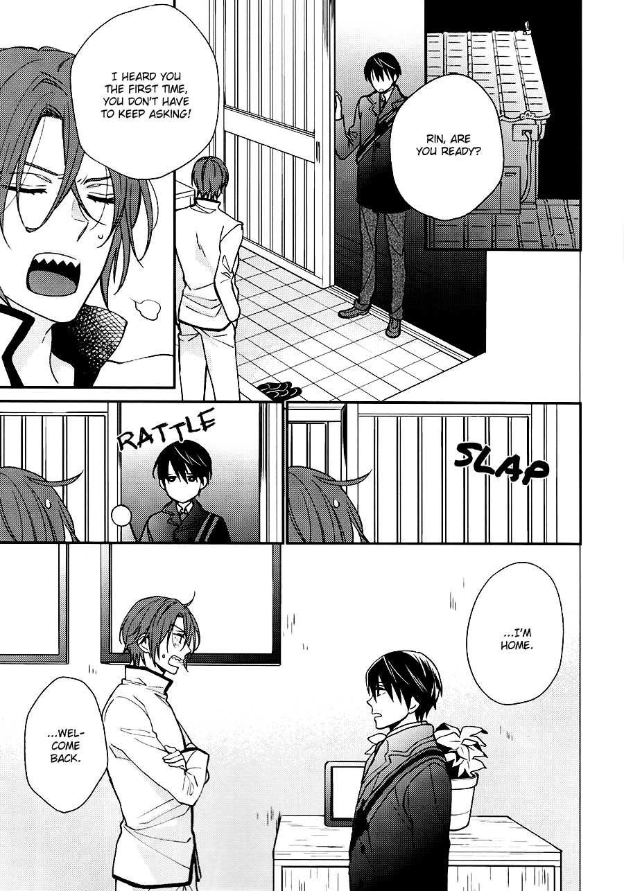 (C85) [Hagi (Shiramatsu)] Kyou wa Otomari na no de. | It's a Sleepover! (Free!) [English] - Page 4