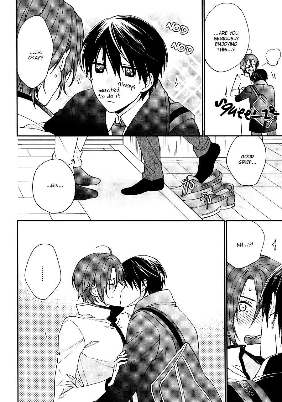 (C85) [Hagi (Shiramatsu)] Kyou wa Otomari na no de. | It's a Sleepover! (Free!) [English] - Page 5
