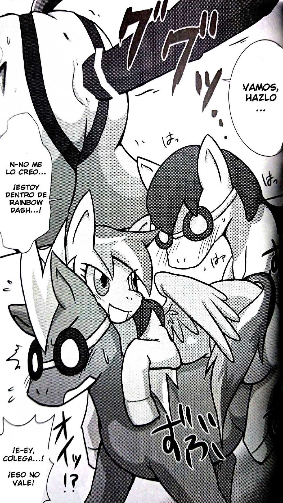 (Fur-st 7) [Kyouun RRR (Rairarai)] Pony Peniban Bon (My Little Pony: Friendship is Magic) [Spanish] [LKNOFansub] - Page 12