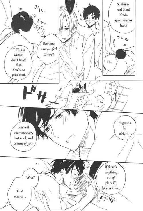 (SPARK6) [Rossie (Haruori)] Suhada no Mama Apron | Simply Bare with an Apron (Hetalia: Axis Powers) [English] - Page 20