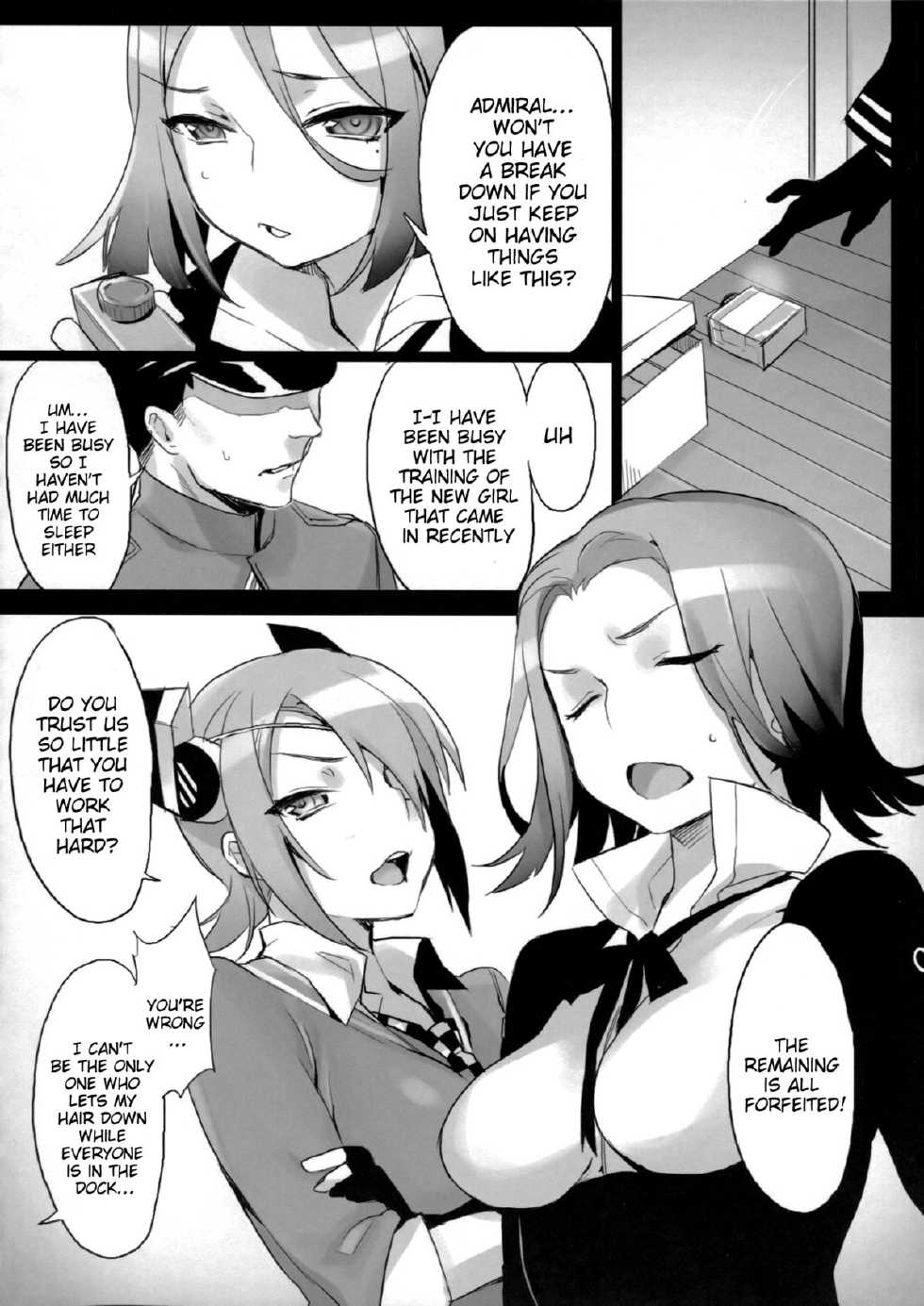 (C85) [Koi no Danmenzu (Iroito)]  Zenryoku Kyoushuu Seyo  | Full-Force Assault Event (Kantai Collection) [English] {doujin-moe.us} - Page 6