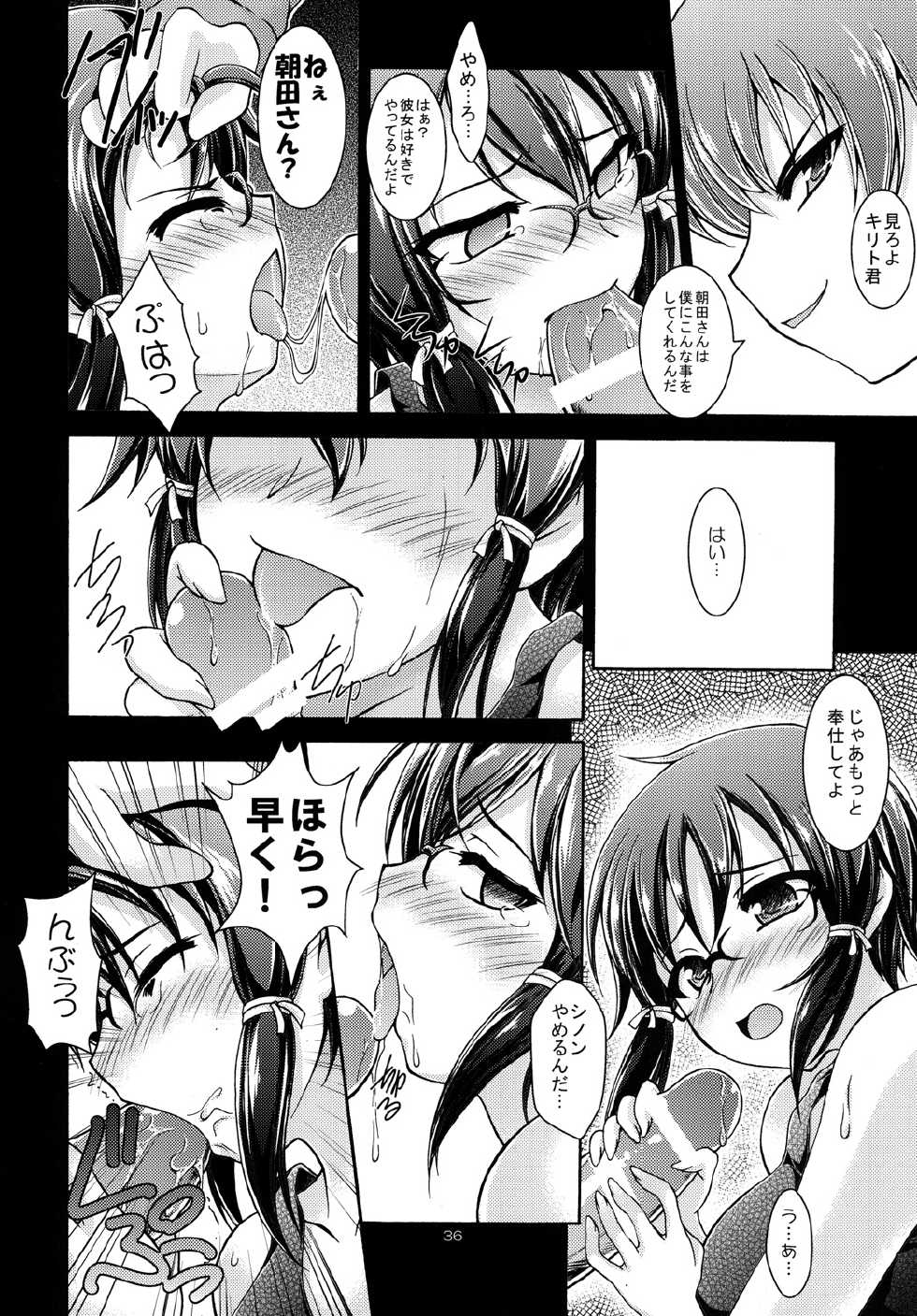 [RED RIBBON REVENGER (Makoushi, Taireru)] Gspot (Sword Art Online) [Digital] - Page 35