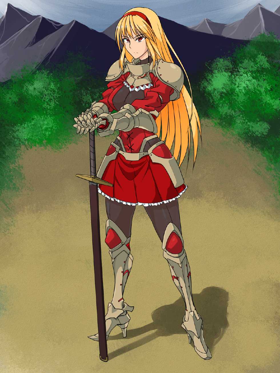 [Tsutakazura Mau Mau (Zassyu)] Kyonyuu Onna Kishi o Saimin Choukyou Shite Sex Daisuki na Inran Botebara Mesubuta ni Shichau CG Shuu - Page 29