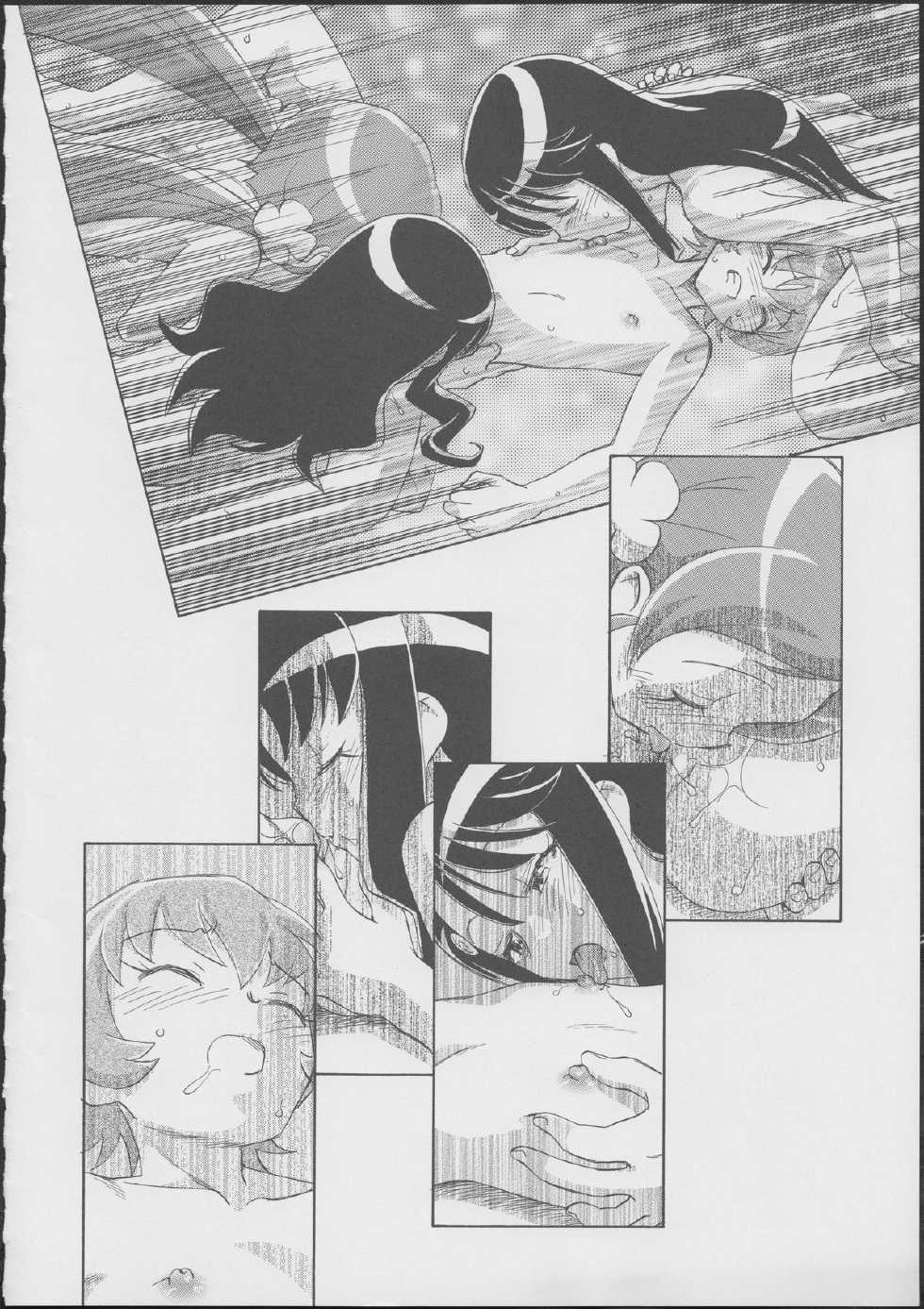 (C79) [Kuroshikatei (Unno Hotaru)] Pre wa Higashi ni Cure Nishi ni (Heartcatch Precure!) - Page 21