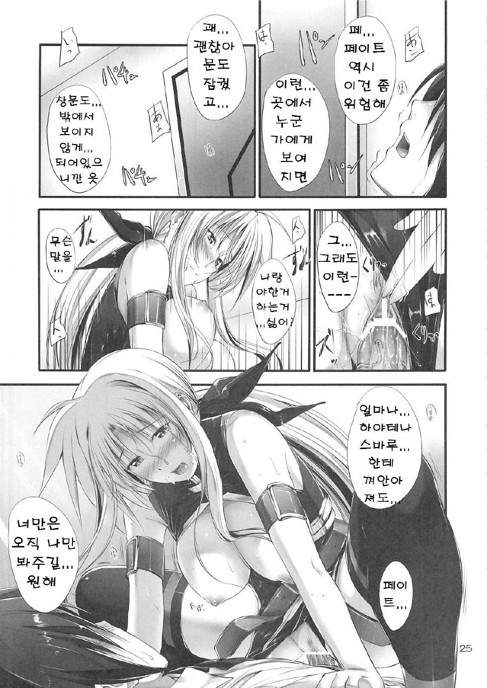 (C82) [IV VA SHIN (Mikuni Mizuki)] Home Sweet Home ～ Fate hen 3 ～ (Mahou Shoujo Lyrical Nanoha) [Korean] - Page 23