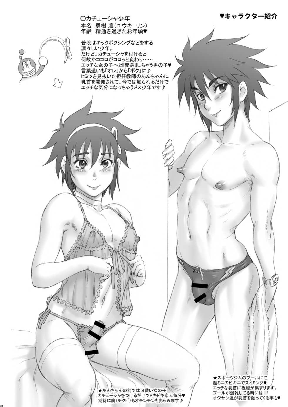 [Niku Ringo (Kakugari Kyoudai)] NIPPON SYOUNEN PRINCESS [Digital] - Page 3