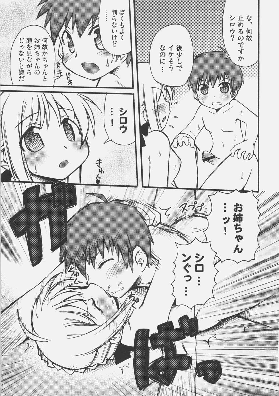 (C72) [Genshoku-Takesato-ya (Mimura Ryou, Takenoko Seijin)] Konjiki no Lion (Fate/hollow ataraxia) - Page 14