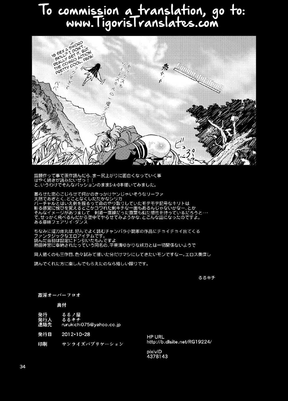 [Rurunoya (Rurukichi)] Kanninn Overflow (Sword Art Online) [English] [Tigoris Translates] [Digital] - Page 35