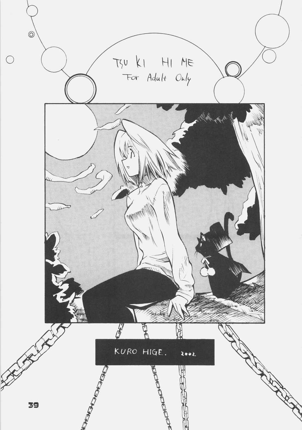 (C70) [KUROHIGE (Shinonome Tarou)] KUROHIGE SHINONOME_TaRO BEST SELECTION "TSUKIHIME" (Tsukihime) - Page 38