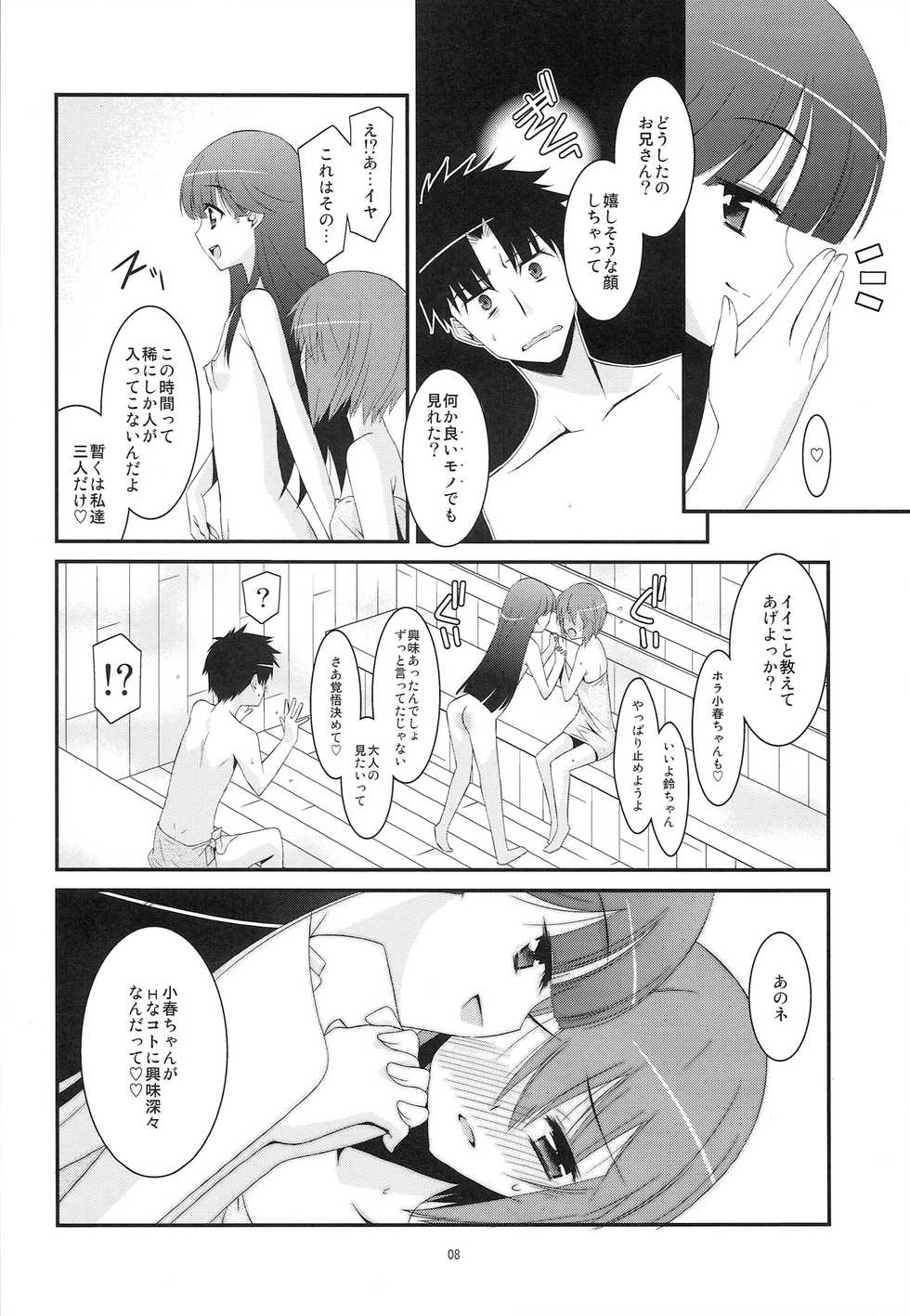 (COMIC1☆8) [Kouyadou (Mizuki Eimu)] chocolate Sauna Aru Aru Monogatari - Page 7