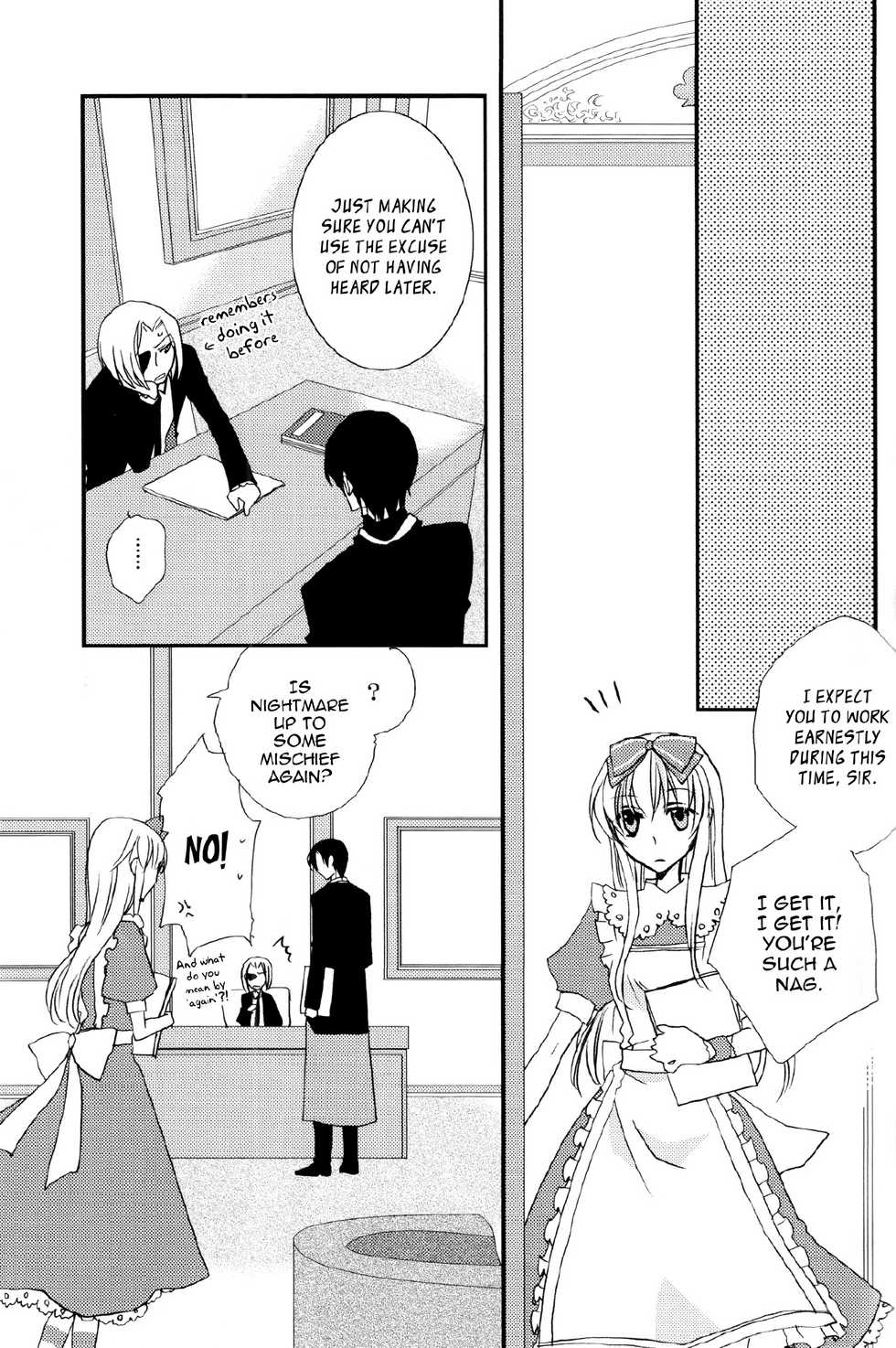 (C75) [East Castle (Toujou)] Air pocket (Alice in the Country of Hearts) [English] [Mad Hatter Scans] - Page 12
