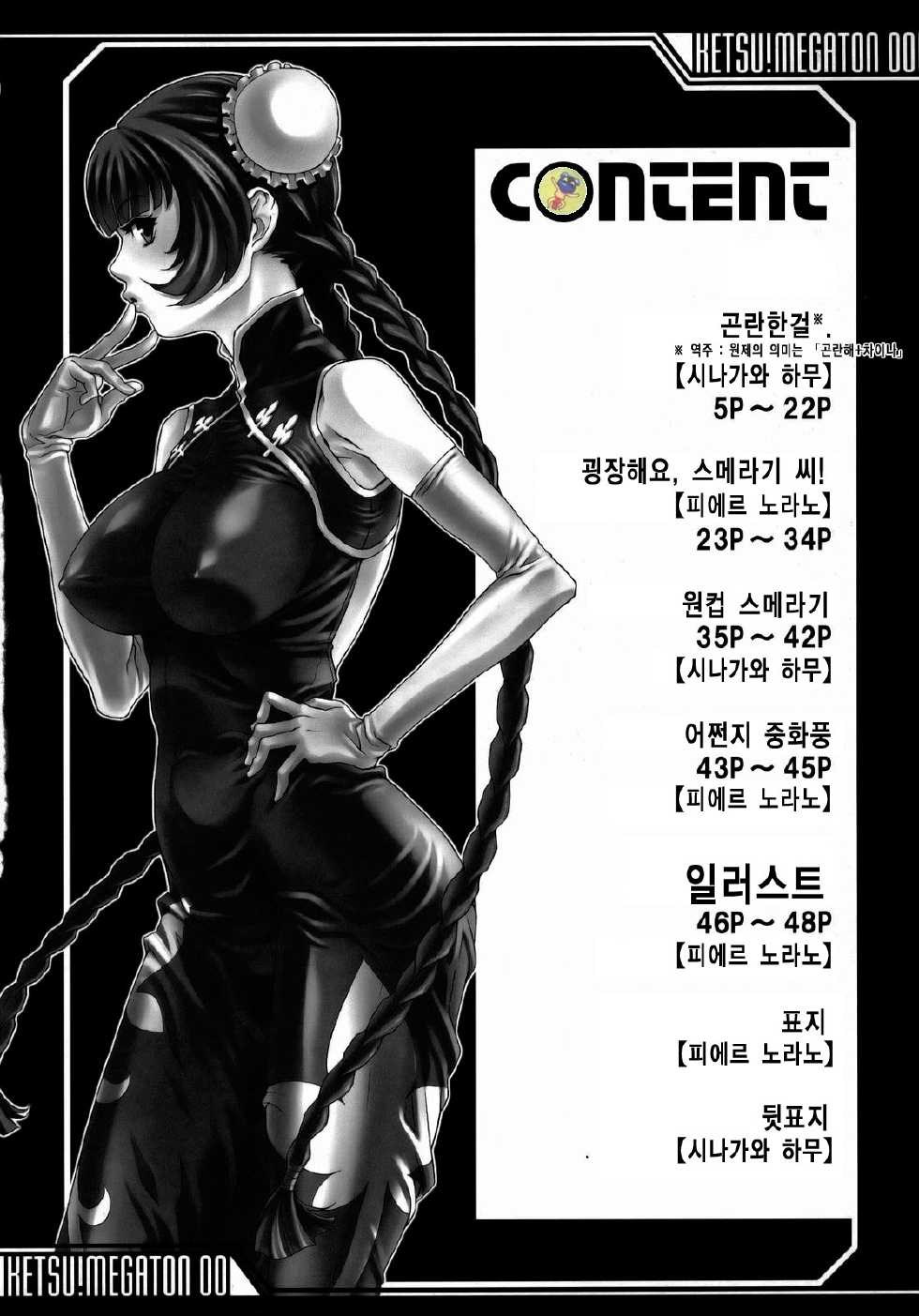 (C73) [Toluene Ittokan (Pierre Norano, Shinagawa Ham)] KETSU MEGATON 00 (Gundam 00) [Korean] [Project H] - Page 3