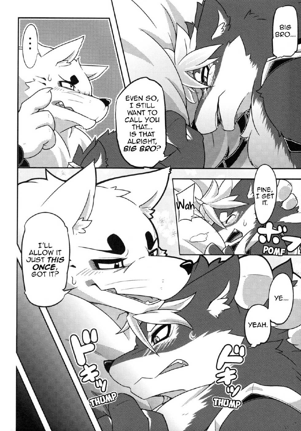 (Kemoket 3) [Mercuro (Risuou)] Korou no Kaigyaku | Jest of the Fox and the Wolf (Gingitsune) [English] [Nanajana] - Page 7