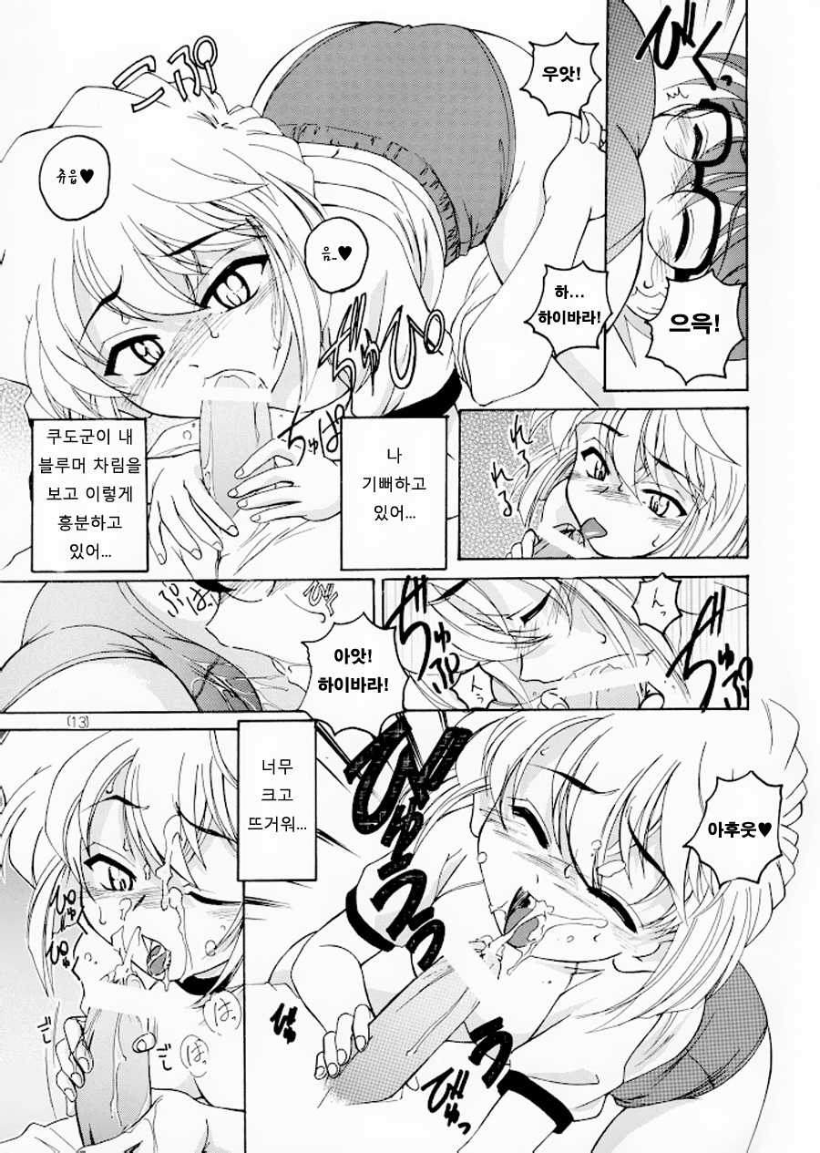 (C59) [Joshinzoku (Wanyanaguda)] Manga Sangyou Haikibutsu 02 (Detective Conan) [Korean] [G and Y] - Page 13