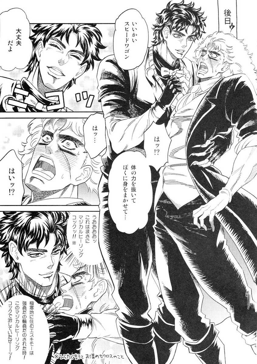 (HaruCC18) [Dokukinokosha (Uchiyama Lammy)] SPW-san ga Naku Made Yamenai (JoJo's Bizarre Adventure) - Page 19