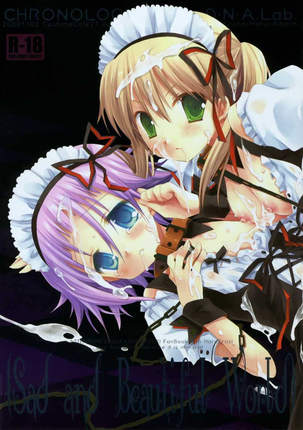 (CosCafe21) [CHRONOLOG, D.N.A.Lab. (Sakurazawa Izumi, Miyasu Risa)] Sad And Beautiful World (Soul Eater) - Page 1