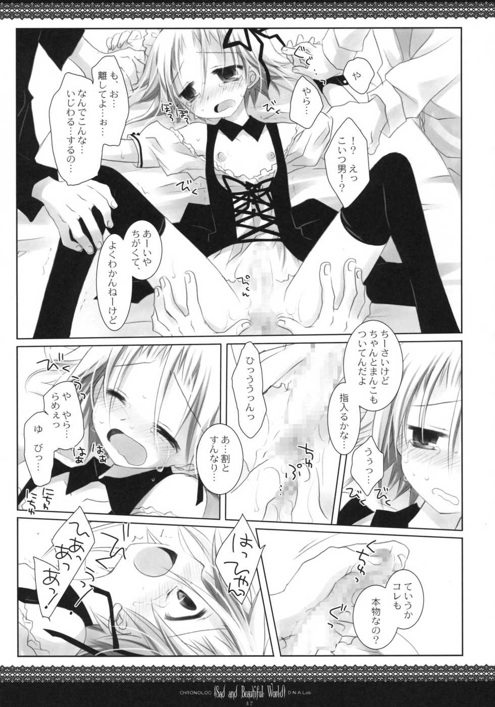 (CosCafe21) [CHRONOLOG, D.N.A.Lab. (Sakurazawa Izumi, Miyasu Risa)] Sad And Beautiful World (Soul Eater) - Page 36