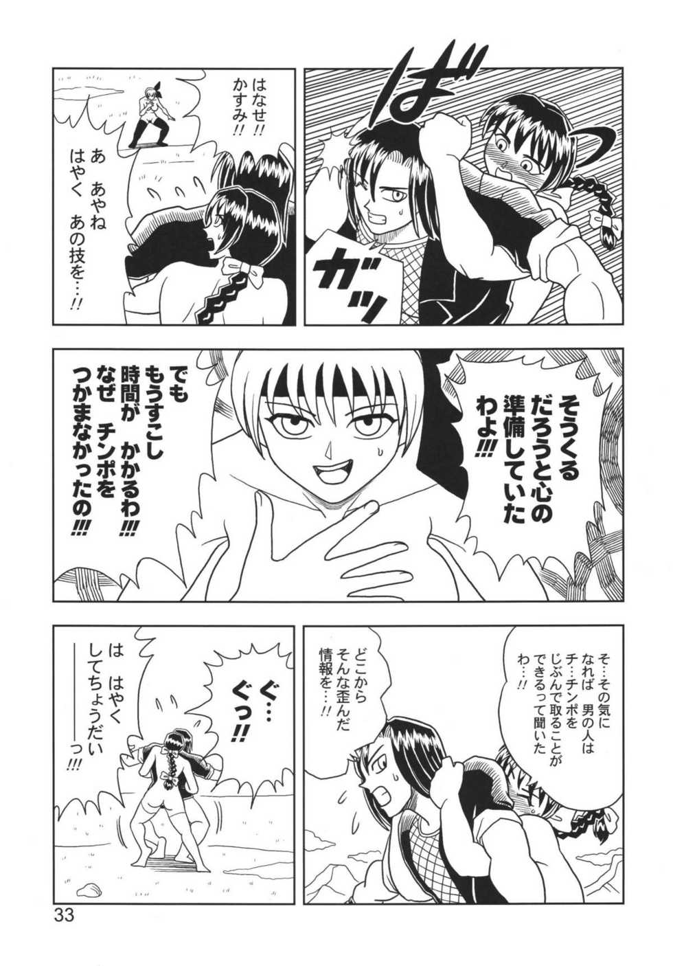 [Muchi Muchi 7 (Hikami Dan, Terada Zukeo)] Kasumi or Ayane (Dead or Alive) - Page 33