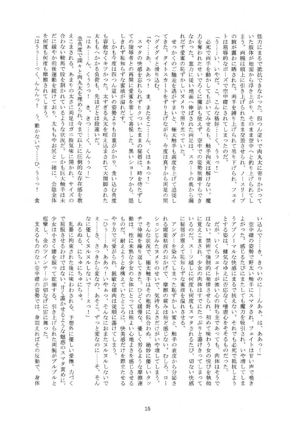 (C85) [Kuroi Miyako (Rindou, Kuroi Hiroki)] Nacht Gefallene (Mahou Shoujo Lyrical Nanoha) - Page 16