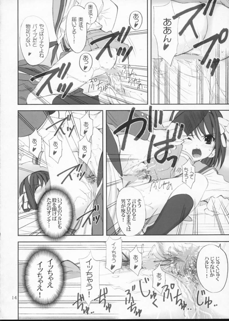 (C71) [Oh!saka Spirits (Aiyama Toshikazu, Ugeppa)] ROSEN RITTER (The Melancholy of Haruhi Suzumiya) - Page 14