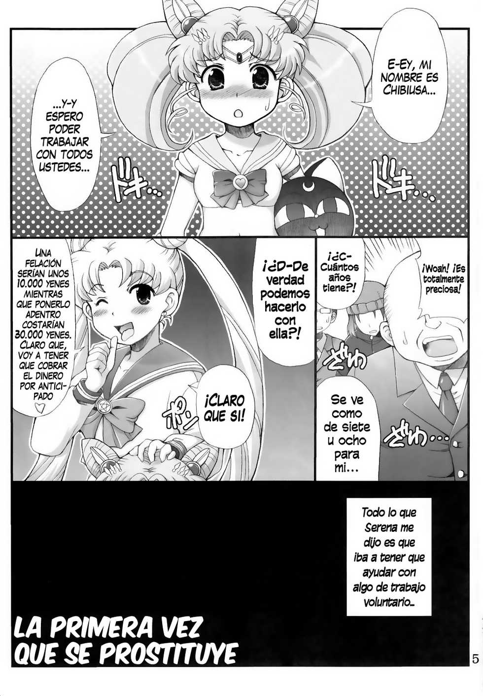 (C78) [Oboro & Tempo Gensui Dou (Tempo Gensui)] Lovely Battle Suit HALF & HALF (Bishoujo Senshi Sailor Moon, Sakura Taisen) [Spanish] [Ichi no Fansub] - Page 5