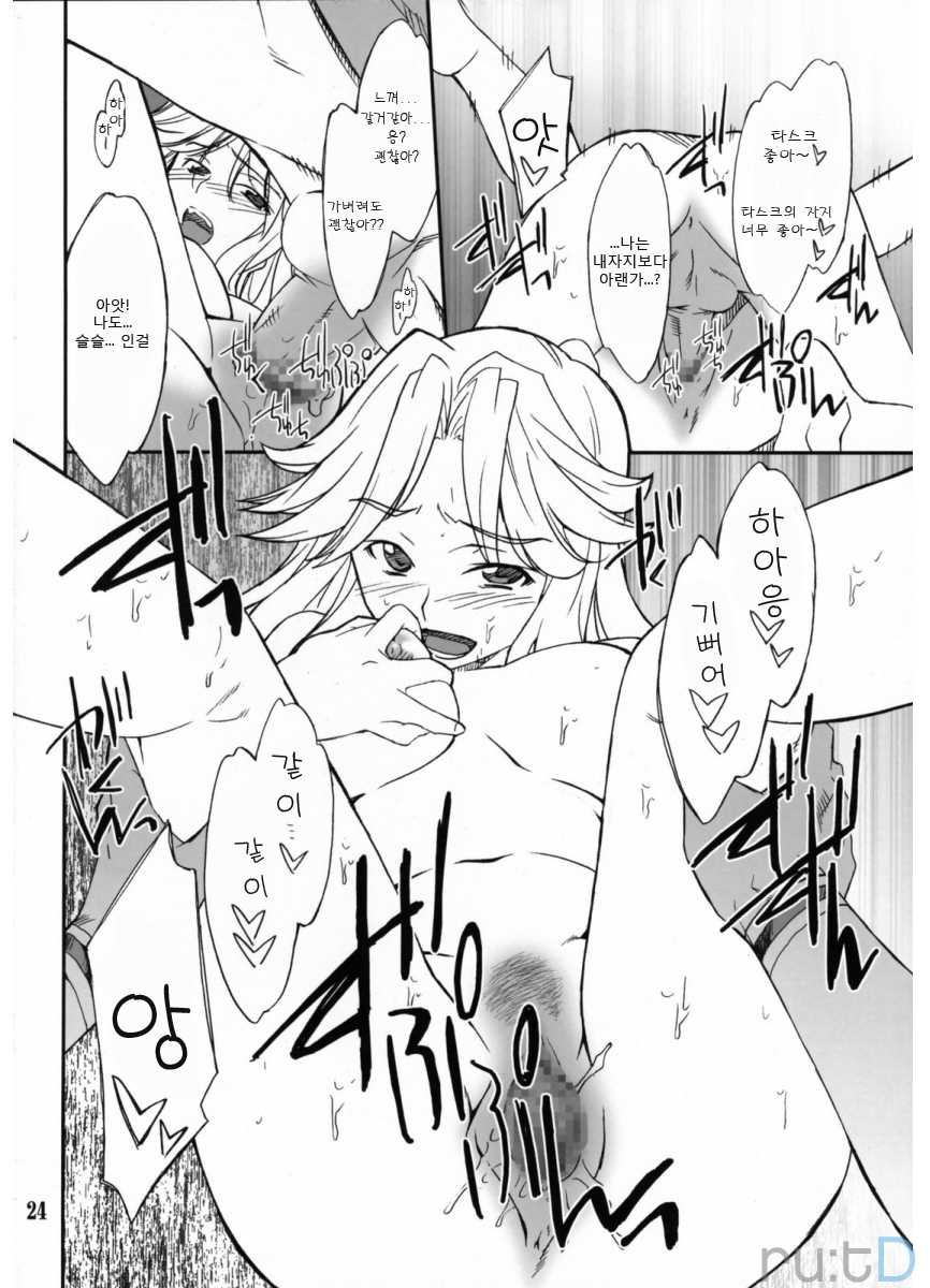 (C71) [P-FOREST (Hozumi Takashi)] INTERMISSION_if code_03:LEONA (Super Robot Wars OG: Original Generations) [Korean] [team ru:tD] - Page 23