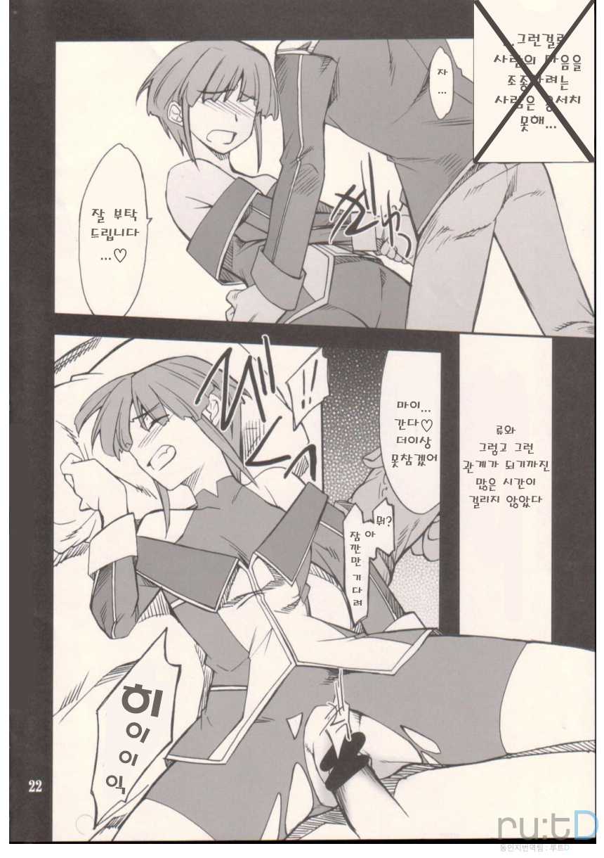 (C73) [P-FOREST (Hozumi Takashi)] INTERMISSION_if code_10:MAI (Super Robot Wars OG: Original Generations) [Korean] [team ru:tD] - Page 21