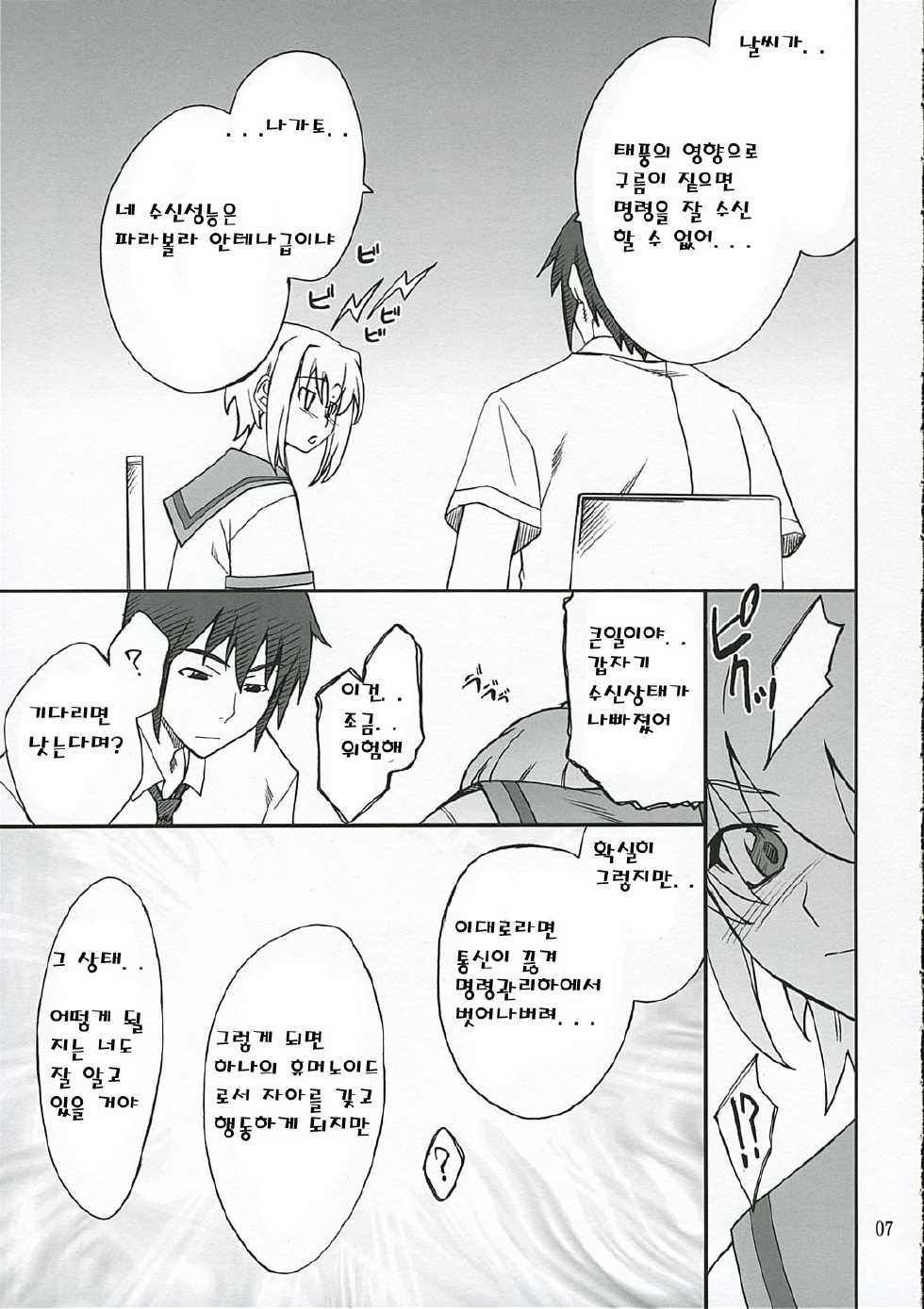 [P-FOREST (Hozumi Takashi)] Mousou Desho Desho? Nagato-san Bousou desu!? (The Melancholy of Haruhi Suzumiya) [Korean] - Page 6