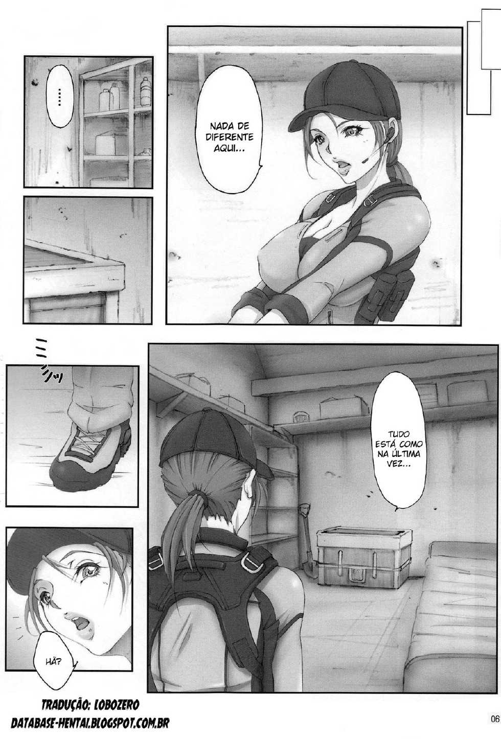 (C79) [Kesshoku Mikan (Anzu, ume)] Stainless Sage (Resident Evil) [Portuguese-BR] - Page 5