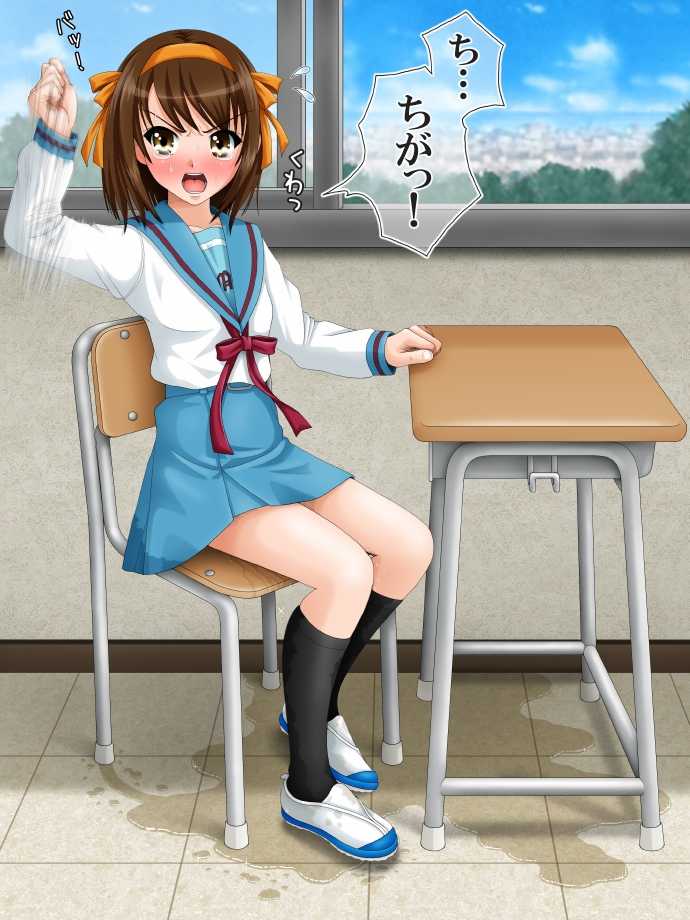 [Kameya☆Mannendou] Omorashingu Parody! (Various) - Page 38