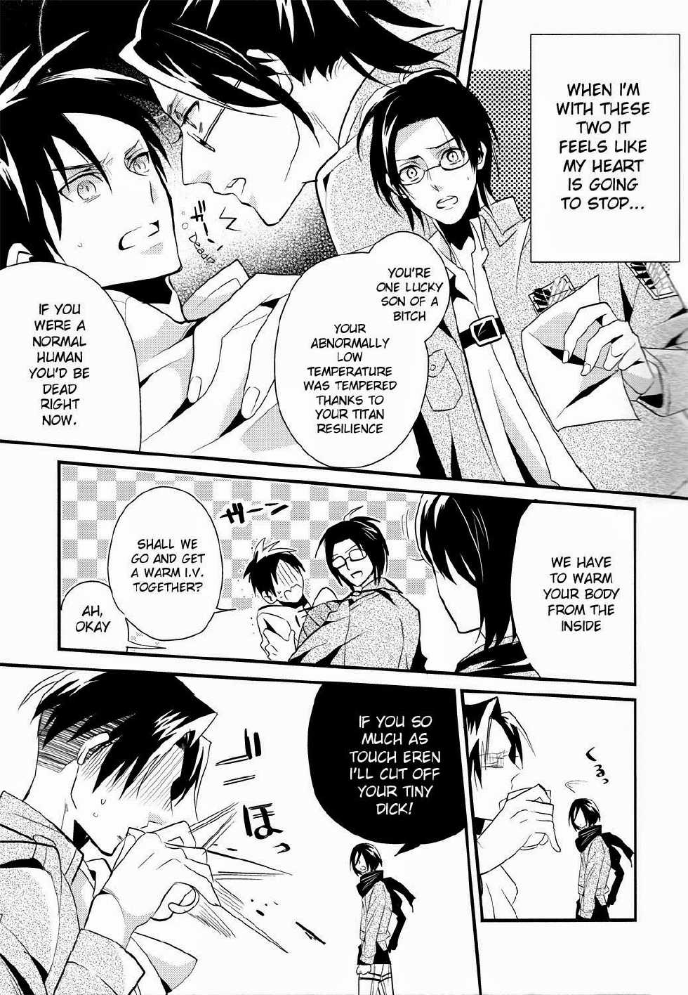 (SPARK8) [COCO (Susugu)] FROZEN EREN (Shingeki no Kyojin) [English] [Moy Moe Scans] - Page 5