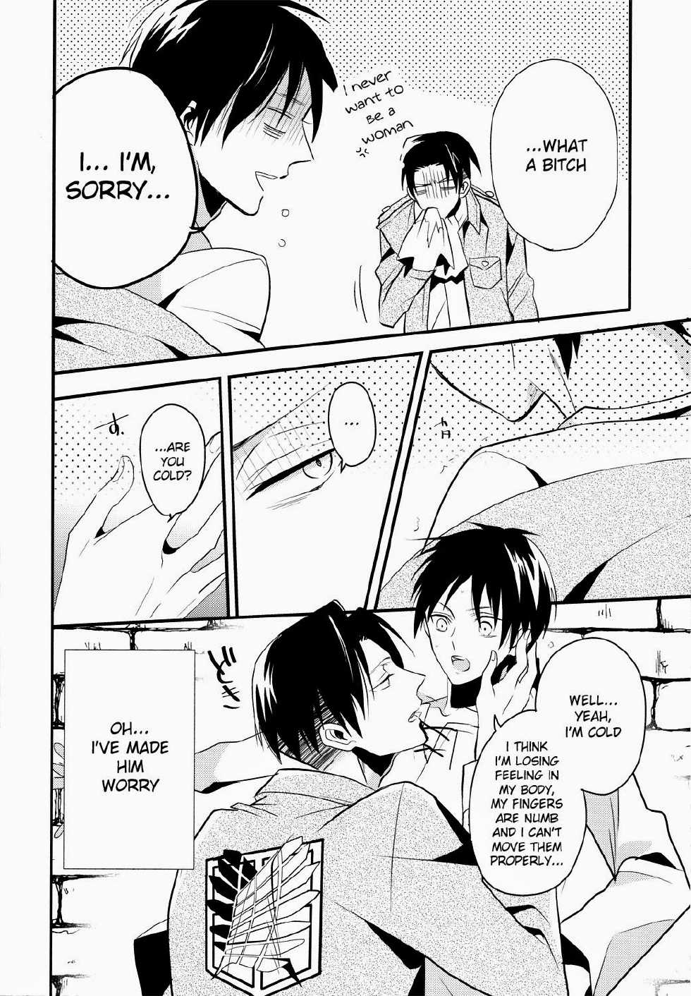 (SPARK8) [COCO (Susugu)] FROZEN EREN (Shingeki no Kyojin) [English] [Moy Moe Scans] - Page 6