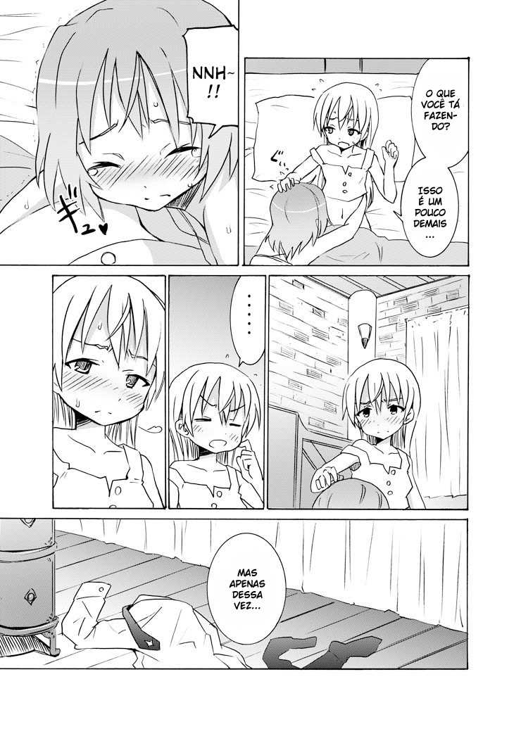(SC41) [Nounai Kanojo (Kishiri Toworu)] Snow Land Witches (Strike Witches) [Portuguese-BR] [S2 Yuri] - Page 8