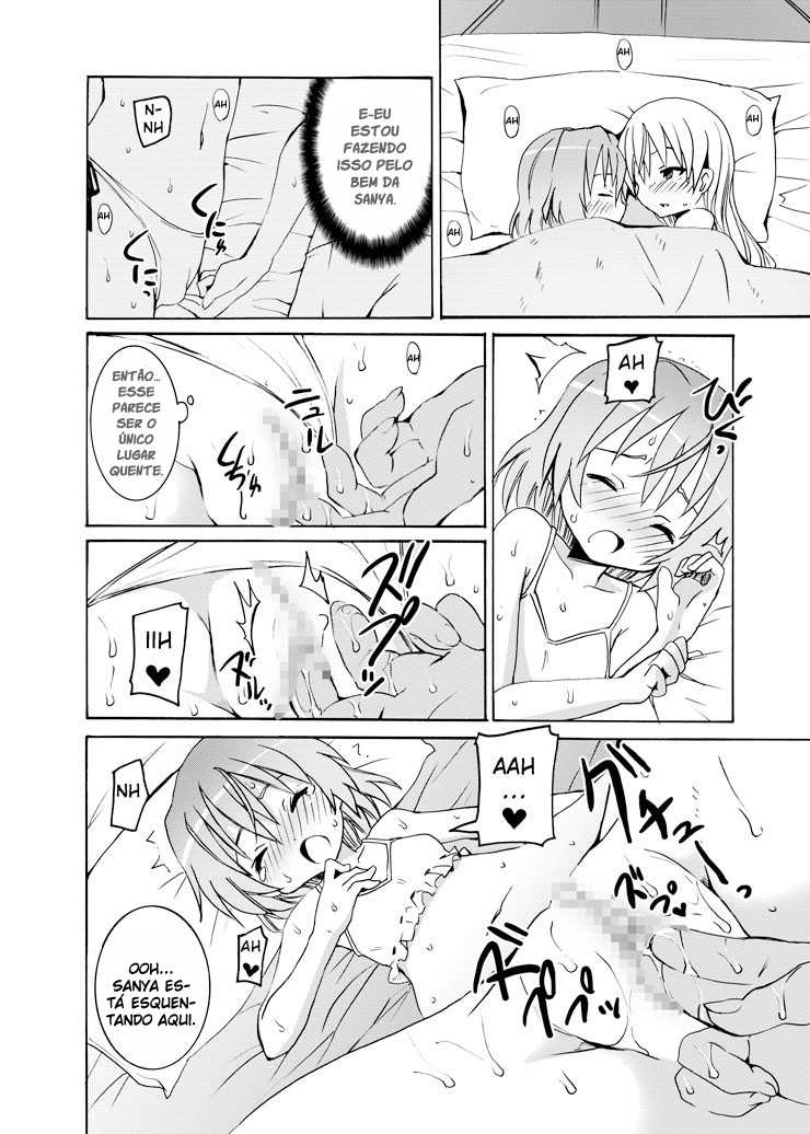 (SC41) [Nounai Kanojo (Kishiri Toworu)] Snow Land Witches (Strike Witches) [Portuguese-BR] [S2 Yuri] - Page 9