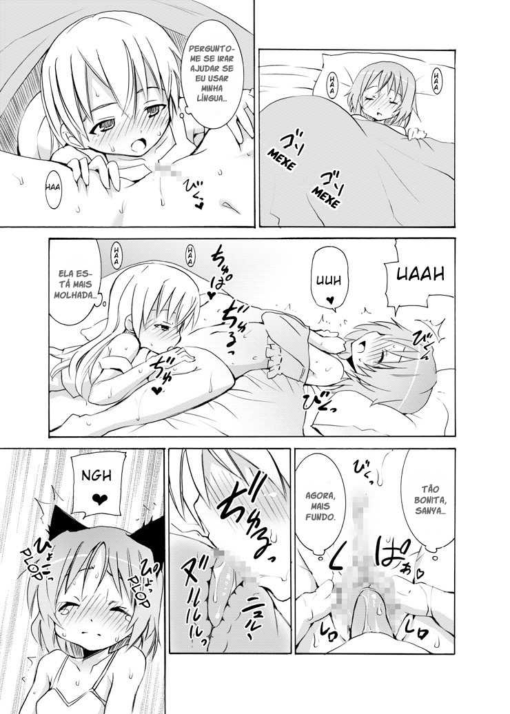 (SC41) [Nounai Kanojo (Kishiri Toworu)] Snow Land Witches (Strike Witches) [Portuguese-BR] [S2 Yuri] - Page 10