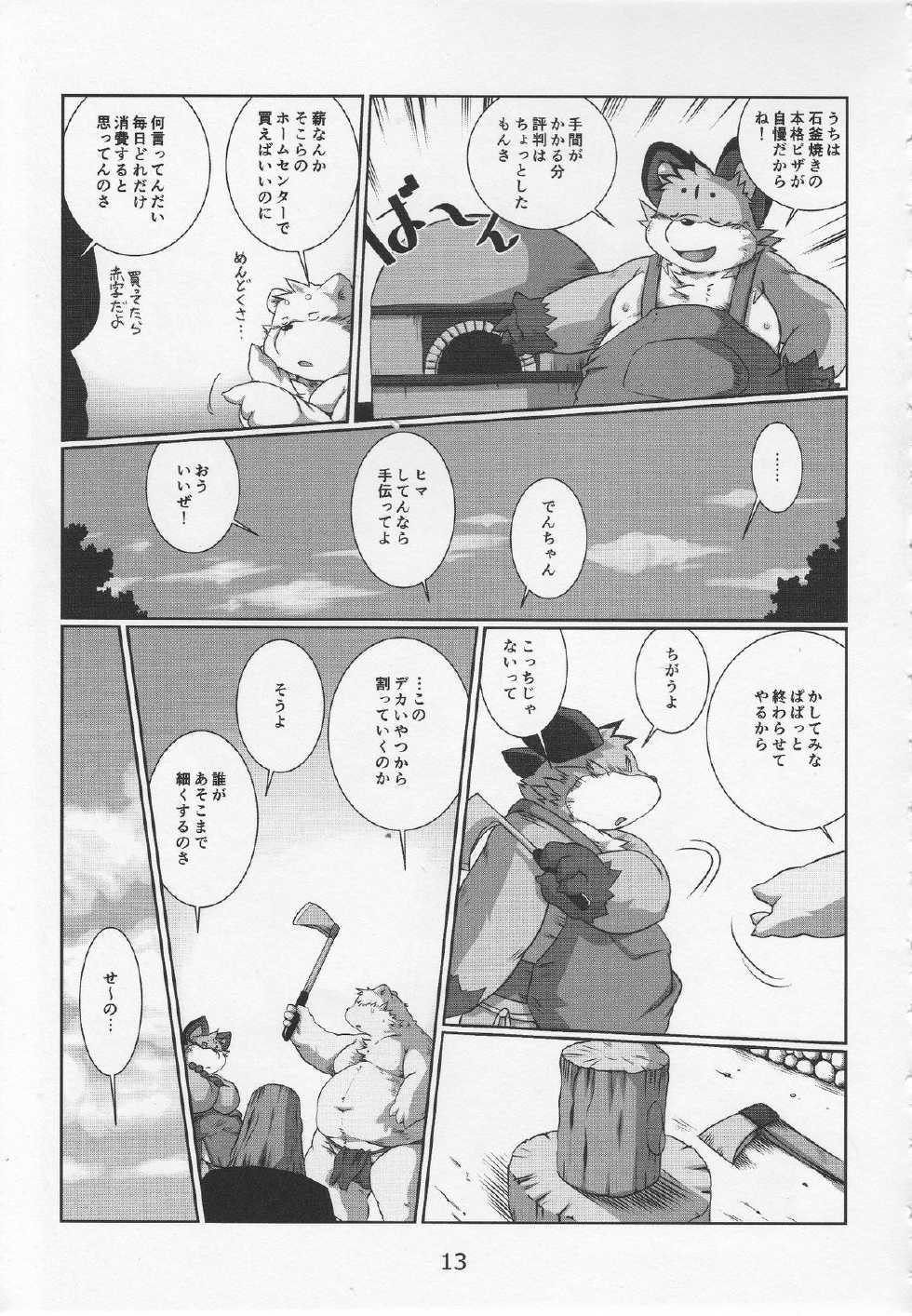 (Kemoket 3) [Fuusousha (Various)] Debukemo Jukujo Bon 2 - Book of Fat Mature Furry Women 2 - Page 12