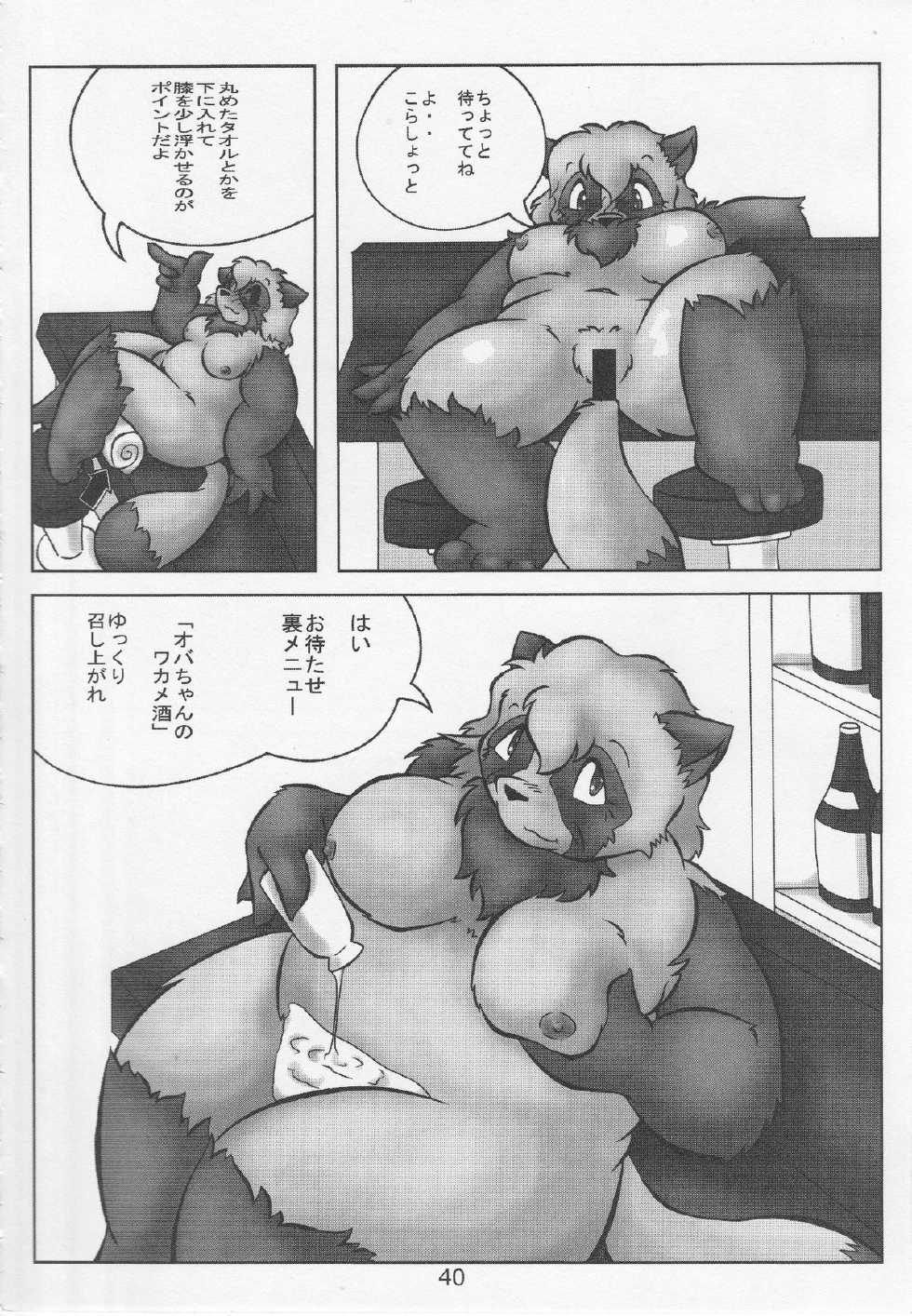 (Kemoket 3) [Fuusousha (Various)] Debukemo Jukujo Bon 2 - Book of Fat Mature Furry Women 2 - Page 39