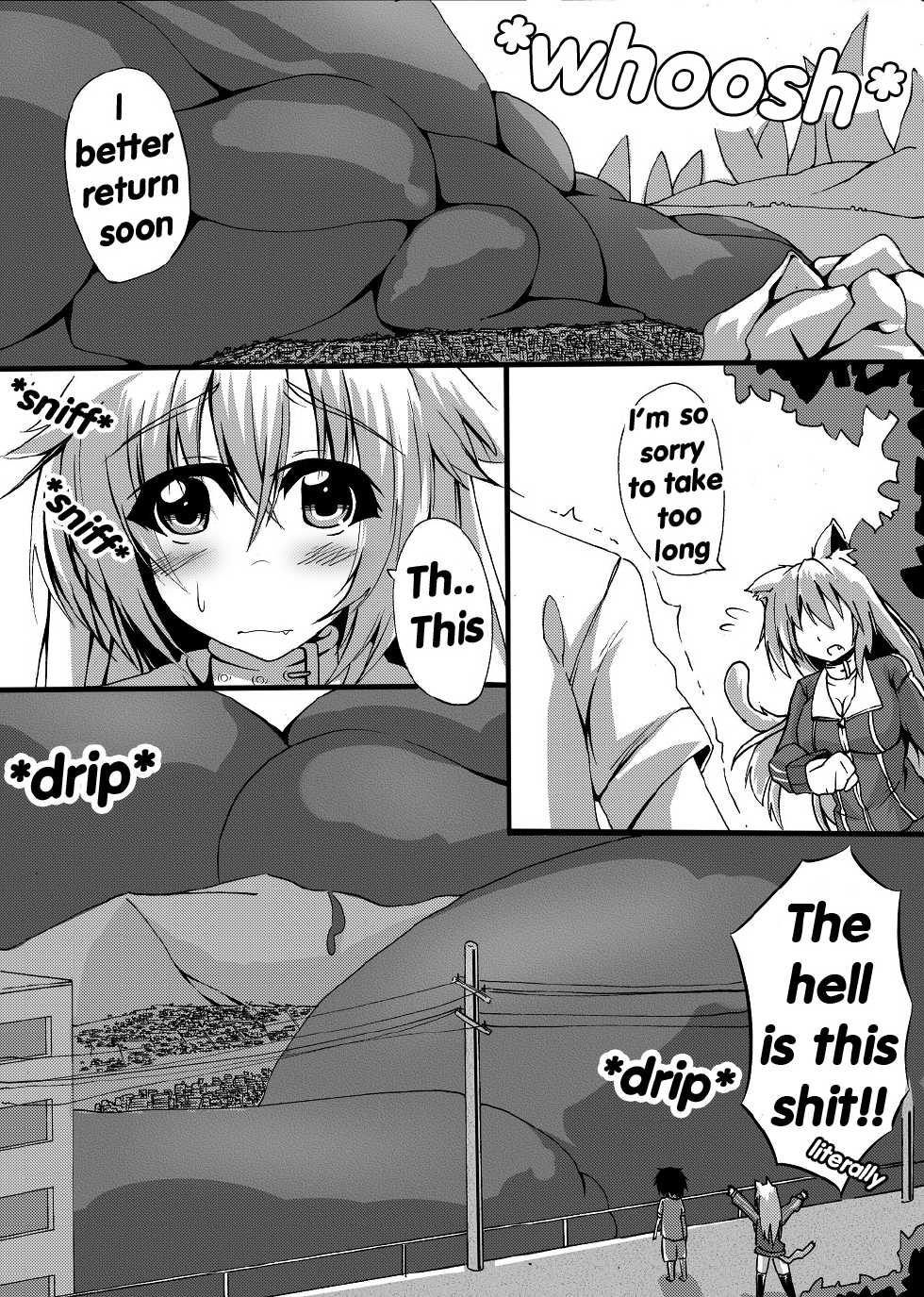 Toka Giantess Neko Scat Story - Page 8