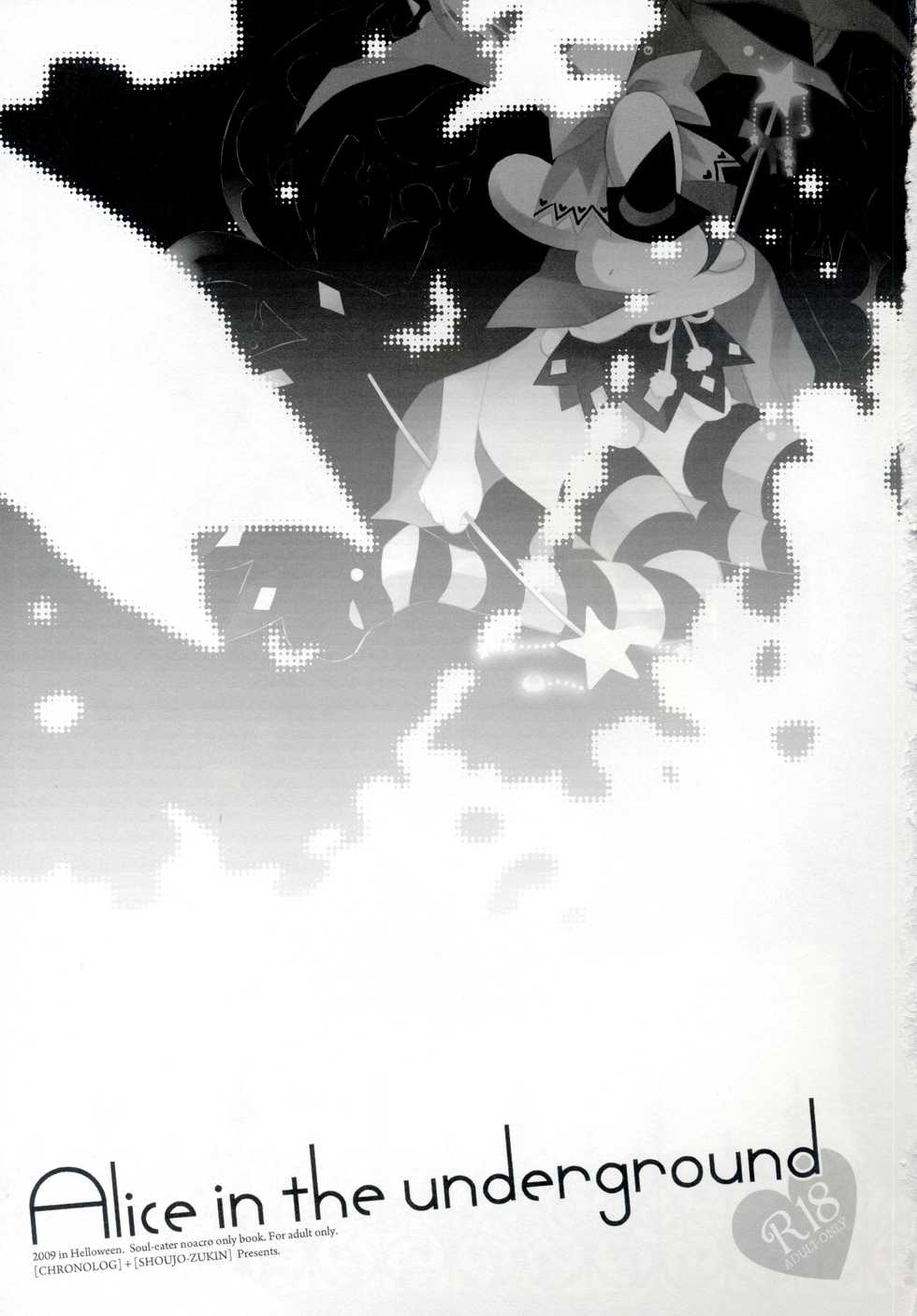 (Puniket 20) [Chronolog, Shoujo Zukin (Sakurazawa Izumi, Hatomugi Munmun)] Alice in the underground (Soul Eater) - Page 2