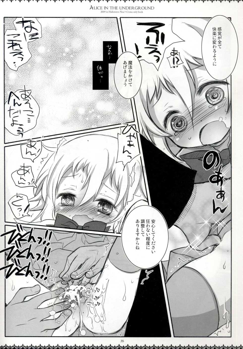 (Puniket 20) [Chronolog, Shoujo Zukin (Sakurazawa Izumi, Hatomugi Munmun)] Alice in the underground (Soul Eater) - Page 33