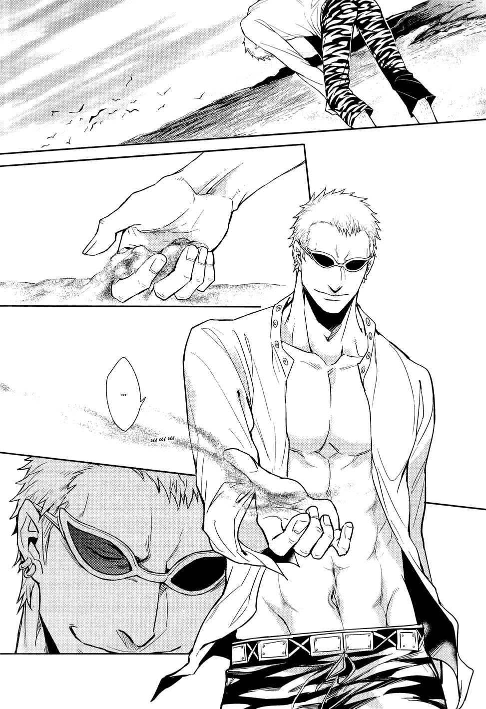 (SUPERKansai19) [Lovely Hollow (Shibue)] Nick (One Piece) [Russian] [Мадлин] - Page 6