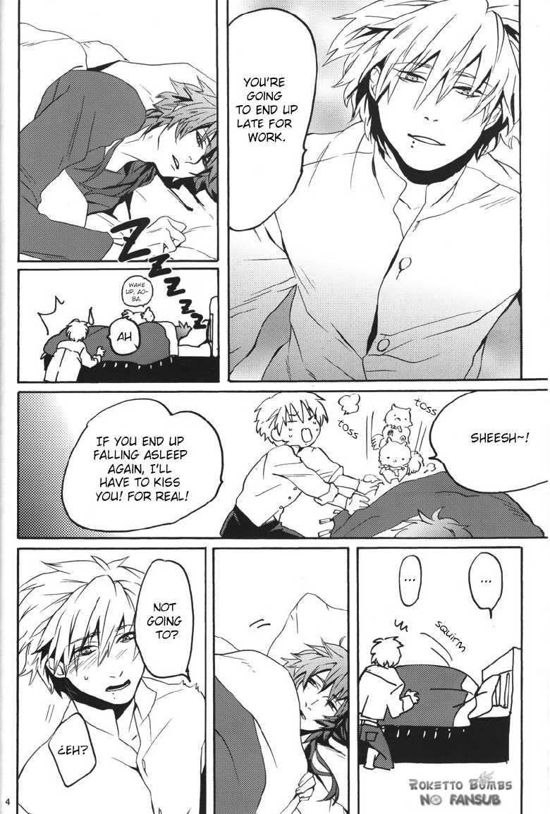 [OKKi (nebo)] Kitto Tabun Amakute Oishii (DRAMAtical Murder) [English] [Roketto Bombs no Fansub] - Page 3
