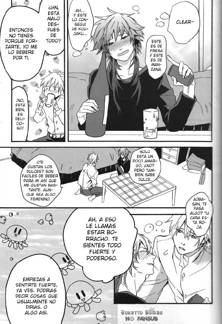[OKKi (nebo)] Kitto Tabun Amakute Oishii (DRAMAtical Murder) [Spanish] [Roketto Bombs no Fansub] - Page 8