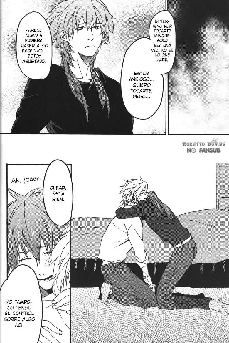 [OKKi (nebo)] Kitto Tabun Amakute Oishii (DRAMAtical Murder) [Spanish] [Roketto Bombs no Fansub] - Page 13