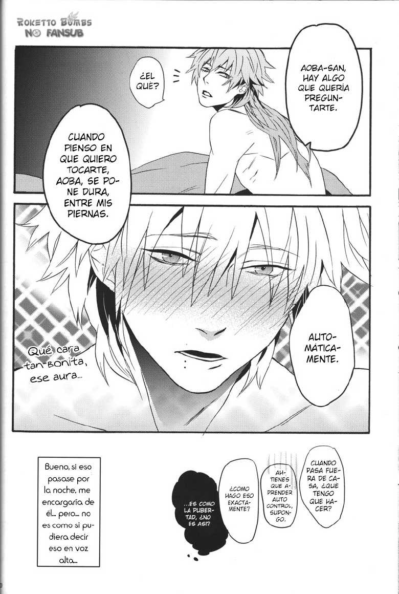 [OKKi (nebo)] Kitto Tabun Amakute Oishii (DRAMAtical Murder) [Spanish] [Roketto Bombs no Fansub] - Page 19
