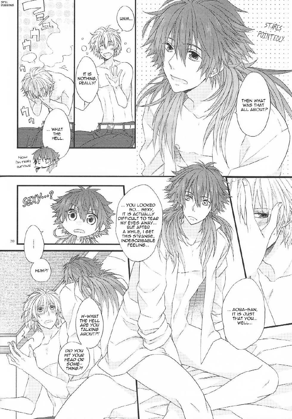 [Methyl Orange (Keizuki Suuri)] Zenshin Zenrei de Aishimasu (DRAMAtical Murder) [English] [Rhey] - Page 19