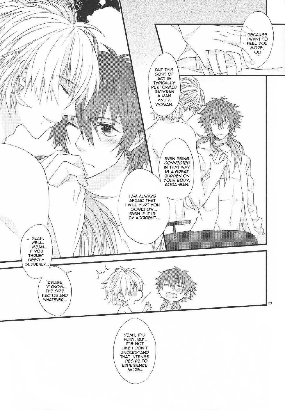 [Methyl Orange (Keizuki Suuri)] Zenshin Zenrei de Aishimasu (DRAMAtical Murder) [English] [Rhey] - Page 22