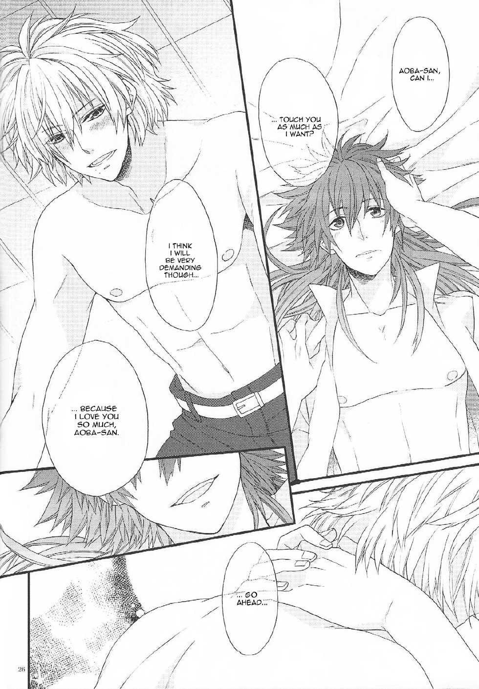 [Methyl Orange (Keizuki Suuri)] Zenshin Zenrei de Aishimasu (DRAMAtical Murder) [English] [Rhey] - Page 25